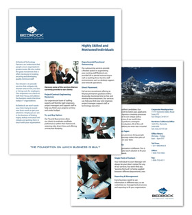 Bedrock Technology Partners - Collateral Print